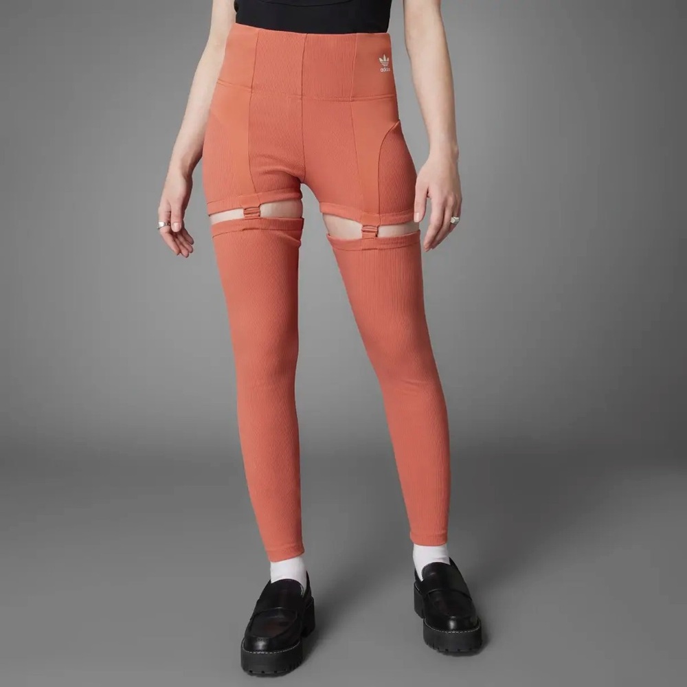 NWT Women’s Adidas Original Rib Two-in-One Leggings